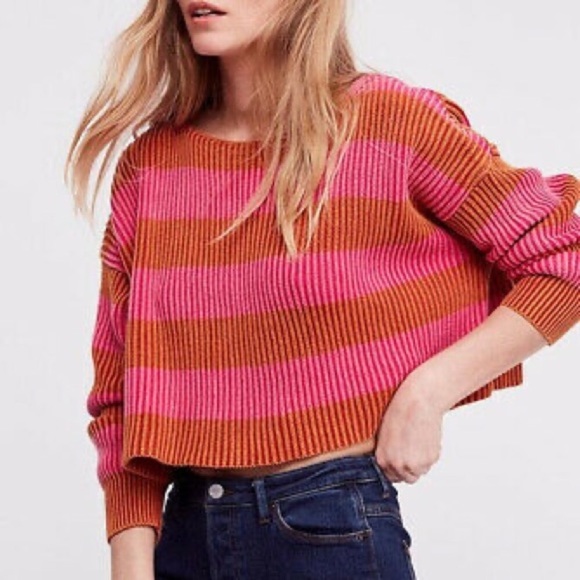just my stripe pullover sweater
